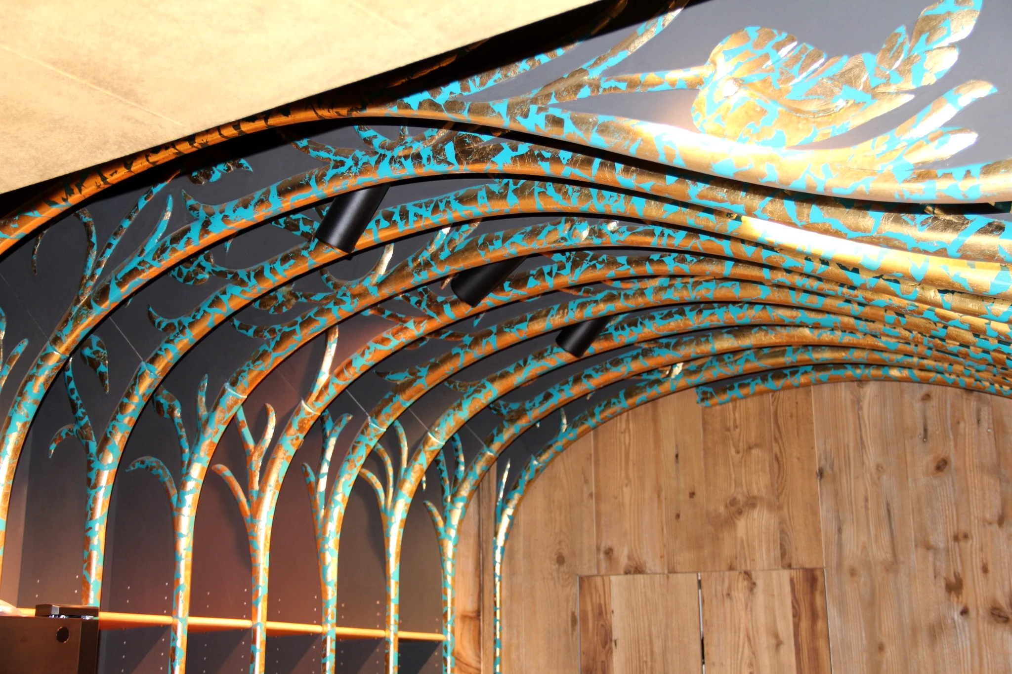 Détail du plafond artistique